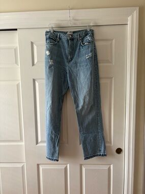 Frame Denim Light Blue Straight Leg Denim Jeans